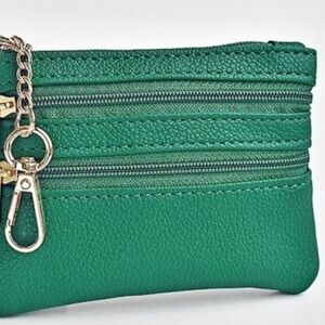 Green Zippered Coin Purse NWT